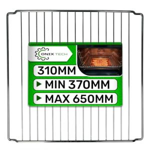 Grille Four Universelle Réglable ou Réfrigérateur d'une Longueur Minimale de 370 mm d'une Longueur Maximale de 650 mm et d'une Largeur de 310 mm - Garantie de 5 Ans - ONIX TECH (ONIX TECH, neuf)
