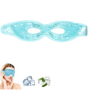 Masque Yeux Froid Cernes, Masque des Yeux Gel,Mask Visage Froid,Réutilisable,Mask Eyes Réfrigérant en,masque froid visage,masque nuit, Masque Compresse Chaud et Froid,illumine la peau (bleu) (9suYzi, neuf)