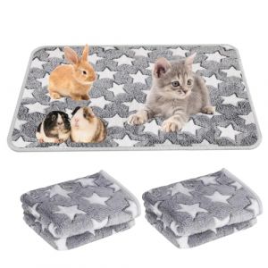 UCFBWO 3 Tapis Lavables Et R&eacute;utilisables pour Cage De Tapis Cochon D&rsquo;Inde, Doublures Absorbantes pour Pipi Petits Animaux, Lapins et Hamsters (60 x 40 cm) (wangdalongdianzi, neuf)