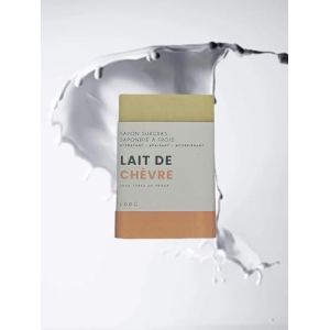 Savon surgras au lait de chèvre, savon chèvre 100% naturel, savon solide 100g au lait de chèvre bio, savon saponifié à froid huile d'olive et lait de chevre. (Sprint retail, neuf)