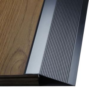 Rampe de seuil en Aluminium, Bande de Transition de Sol, Rampe antidérapante pour Fauteuil Roulant, réducteur de seuil de Sol pour Portes, Scooters, Bagages Robots, flûte de Bordure de Porte d'entrée (xieqiaohui, neuf)