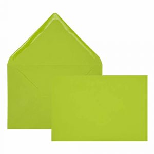 Edition Seidel Lot de 25 enveloppes vertes de qualité supérieure - Format similaire au format B6 - 12 x 17,5 cm - 80 g/m² - Vert clair / vert mai - 25 pièces (Seidel Verlag GmbH, neuf)