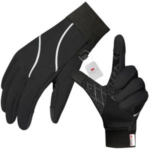 Origem Gants thermiques pour homme et femme - Gants d'hiver Thinsulate 3M - R&eacute;sistants &agrave; l'eau - Gants antid&eacute;rapants pour &eacute;cran tactile - Doublure pour course &agrave; pied, &eacute;quitation, marche, conduite en (RICHARD SIMPLE LTD, neuf)