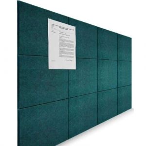 Lot De 12 Panneaux Acoustiques Auto-AdhéSifs, Isolation Acoustique Porte Mur IntéRieure, Absorbeur Acoustique Plafond, Panneau D'Insonorisation, Panneau D'Isolation Acoustique (VERT) (TuBanRen, neuf)