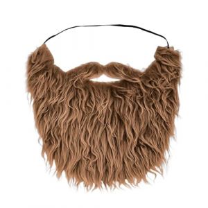 perfeclan Fausse et barbe d'Halloween pour hommes, adultes et adolescents, déguisement de fête, Jaune (PERFECLAN, neuf)