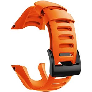 Chainfo Bracelet de Montre compatible avec Suunto Ambit 1 / Ambit 2 / Ambit 3 Peak, Bande de Silicone Sangle NO230208 (Orange) (SIMPLEASE LIMITED, neuf)