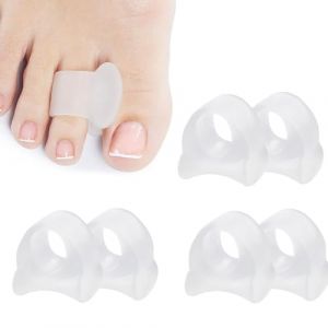 6 pi&egrave;ces ecarteur orteil, separateur orteil en silicone souple, &eacute;carteur d'orteil, soulagement de la douleur du pied de confort, orth&egrave;ses. (WANG SIRONG STORE, neuf)