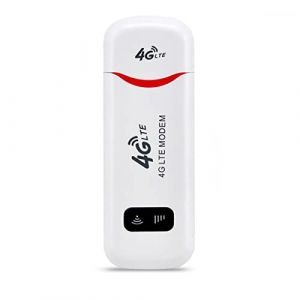 BRIUERG 150 Mbps 4G LTE USB WiFi Routeur Voiture Portable Mobile WiFi 4G USB Dongle WiFi Modem Adaptateur RéSeau avec Emplacement pour Carte SIM (OuiouiMarke(Livraison express à partir de 5 euros), neuf)