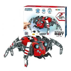 Xtrem Bots - Spider Bot | Kit Robot A Construire 110 Pièces | Robot Jouet Enfant pour Construire | Robot Enfant Facile Et Amusant | Jouet Garcon 8 Ans Et Plus (Toytown Europe, neuf)