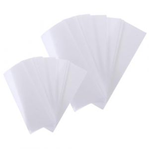 STOBAZA 400 pi&egrave;ces Bandes Cire &Eacute;pilation Non Tiss&eacute;es Usage Unique pour Visage et Corps Papier Cire pour &Eacute;pilation Rapide Confortables et Pratiques Usage Mains Jambes Maillot (Vitong, neuf)