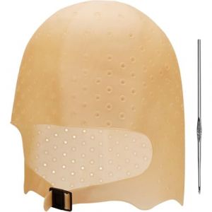 Abbdbd Bonnets De Teinture Capillaire en Silicone avec Crochet M&eacute;tallique Aiguille pour Salon De Coiffure (XiaMenGuangXuTangShengWuKeJiYouXianGongSi, neuf)