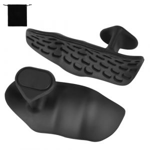 flintronic Poignées d'haltérophilie, Gants de Gymnastique d'Entraînement, Poignées de Sport en Silicone, Poignées sans Doigts, Antidérapantes, Protection de la Paume, Poignées de Musculation (flintronic, neuf)