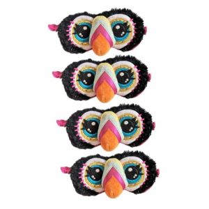 Didiseaon 4 Pièces Masque Pour Les Yeux Toucan Masques Pour Les Yeux Pour Dormir Cache-Yeux Pour Dormir Pour Les Femmes Masque Pour Les Yeux Pour Dormir Enfants Masques Pour Enfants (Merkowski, neuf)