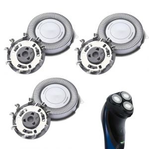 BOULESENM SH30 Tete de Rasoir pour philips serie 5000,Lames Rasoir,Lame Ràsoir avec Philips Series 300 500 5000,Ràsoir Tete,Nettoyage Facile (3 unités) (BOULESENM_SHOP, neuf)