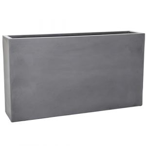 VIVANNO Bac &agrave; Plantes S&eacute;paration de pi&egrave;ce Aspect b&eacute;ton Gris ELEMENTO Slim 50x90x20 - R&eacute;sistant aux intemp&eacute;ries & Robuste (AE Trade, neuf)
