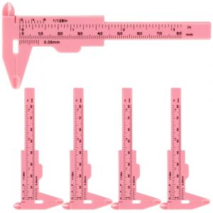 HAPINARY Règle De Tatouage Pour Sourcils, Règle De Mesure Pour Fournitures De Maquillage, Règle À Sourcils En Plastique, Règle De Mesure, Règle Coulissante, Pied À Coulisse En Plastique (Gan Gardner, neuf)