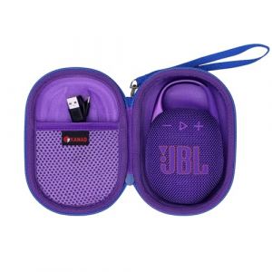 XANAD Etui Sac de Voyage pour Compatible Enceinte Bluetooth jbl Clip 5 jbl Clip 4 soundcore Select 4 go Haut-Parleur Protection déplacements Housse (Violet) (Zhi Da, neuf)