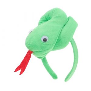 Alipis Bandeau Serpent Accessoires Pour Cheveux De Serpent Groupe Casque De Serpent Bandeau De Soin De La Peau -tête Serpent En Peluche Serpents Maquillage Bandeau Plastique Green (RrrLee, neuf)