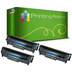 Printing Pleasure 3 Toner Compatible pour HP Laserjet 1010 1012 1015 1018 1020 1022 1022n 1022nw 3010 3015 3020 3030 3050 3052 3055 M1005 M1319F Canon i-SENSYS LBP2900 LBP2900i LBP3000 MF4120 MF4140 (Printing Saver, neuf)