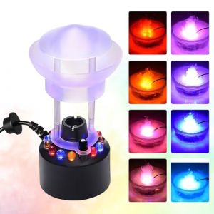 Vmxlso Machine a Fumee Halloween, Brumisateur Halloween, Machine à Fumée Halloween avec Protection Anti-Éclaboussures, Brumisateur Ultrason pour Fontaine, Étang, Chaudron Halloween (DongGuanShi MingYinDianZi ShangWuYouXianGongSi, neuf)