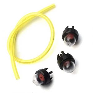 Huri 168398-2 Lot de 3 pompes à carburant avec Tuyau pour Tondeuse à Essence Homelite Poulan Husqvarna Walbro Ryobi Dolmar PS-32 35 330 340 350 410 420 C 188–512–1 (HURIPART, neuf)