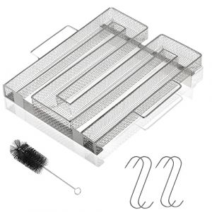 AiQII G&eacute;n&eacute;rateur de fum&eacute;e froide en acier inoxydable pour fumage &agrave; froid pour fumoir &agrave; froid (Catalpa Blume, neuf)