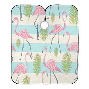 Flamant Rose Mignon Peignoir Coiffure Accessoires Cape De Cheveux Imperméable Robe De Coiffure Pour Coiffeurs Barber Instituts De Beauté 140X168Cm (guangzhouhongchenmaoyishanghanggerenduzi, neuf)