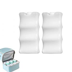 Vulevirtue 2 pi&egrave;ces Blocs R&eacute;frig&eacute;rants,&Eacute;l&eacute;ments de Refroidissement,R&eacute;utilisable pour Glaci&egrave;re et Sac Isotherme,pour Sac Isotherme,glaci&egrave;re,bo&icirc;tes &agrave; Lunch,600 ML,21x10x5cm (Vulevirtue, neuf)