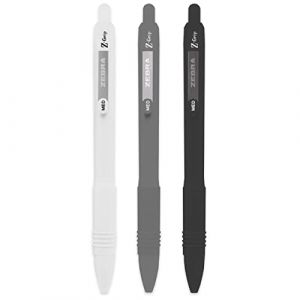 Zebra Z-Grip Smooth Lot de 3 stylos à bille rétractables Monochrome Encre noire (OMGHC., neuf)