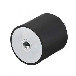 sourcing map M8 M&acirc;le Femelle Silent Bloc Support Caoutchouc Amortisseur pour Moteur G&eacute;n&eacute;rateur Compresseur Garage Inverse Osmose Pompe Impact Air G&eacute;n&eacute;rateur Voiture Bobines D40mmxH40mm (Weisser Berg, neuf)