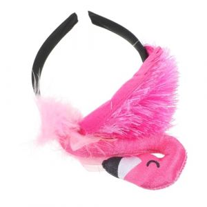IWOWHERO 1pièce Bandeau Flamant Rose Décoratif Pour Accessoire De Coiffure Pour Fête Et Cosplay Rose (Langeriy, neuf)