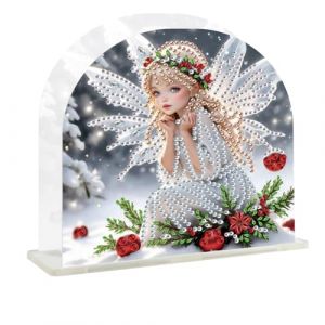 JISHSHAY Elfe Diamond Painting Porte Serviette de Table Fée Diamant Painting Porte Serviette en Papier Fleur Peinture Diamant Porte-serviettes en Papier Bricolage Broderie Puzzle Point de Croix (PUTIBUTUI-EU, neuf)