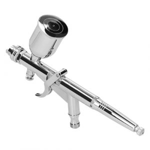 Kit Aérographe 0, 5 Mm, Godets de Peinture 15 Cc, Plages de Pulvérisation Réglables, Deux Buses Interchangeables, Aérographe pour Peinture sur Ongles, Modelage, Décoration de (Chasoe, neuf)