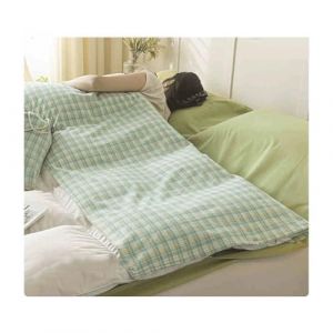 YUTZRIQP Drap de Sac de Couchage 1 2 Personnes Ultral&eacute;ger Doublure de Sac de Couchage Drap de Voyage en Coton Portable pour H&ocirc;tel Auberge Camping(Fruit Green,160x210cm-63x82) (QXYWBHD, neuf)