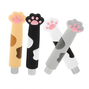 minkissy 4 Pièces aimant à ongles blocs-notes collants lame de bureau Clous vis Aimant pour ongles Manche en forme de patte de chat aimant d'art d'ongle aimant oeil de chat pour les ongles (Prettbeauty, neuf)