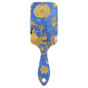 Brosse à cheveux antistatique pour cheveux longs Motif carrosse de princesse Bleu Brosse de massage pour la perte de cheveux avec poignée ergonomique cepillo para definir rizos (GuiMinG, neuf)
