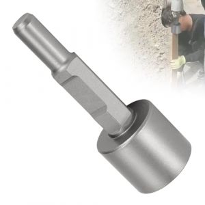 EFUTURETIME SDS HEX Pilote de Piquet de Terre, φ70x200mm, φ Intérieur 50 mm, Bouterolle d'Enfoncement, Jack Hammer Picket Poteau Driver pour l'Insertion de Poteaux de Bois Tubes (efuturetime, neuf)