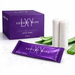 Lingettes &agrave; l'aloe vera (bo&icirc;te de 200 unit&eacute;s) - Lingettes humides - Lingettes - Serviettes de nettoyage - Lingettes - Lingettes humides - Lingettes - Lingettes Rafra&icirc;chissantes (Gr&egrave;vol Project, neuf)