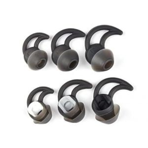3 Paires | Bouchons Silicone Embouts d'oreilles Souple | Isolation Phonique | Compatible avec Casques Bose QC20, QC30, IE2, SoundSport, IE3, SIE2i (Loubeauis, neuf)