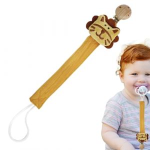 Porte-pince &agrave; t&eacute;tine, corde &agrave; clips pour t&eacute;tine - Clip de support d'anneau de dentition pour tout-petit,Sangle de t&eacute;ton Portable Anti-chute pour tout-petit, pour sucette, anneau de dentition, serviett (fanskmz, neuf)
