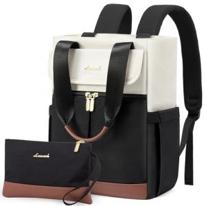 LOVEVOOK Sac à Dos Femme Grand, Sac à Dos pour Ordinateur Portable Sac à Dos d'école Adolescent, Sac d'école Sac de Travail Sac à Main 2 en 1, 15,6 Pouces Sac d'enseignant Sacs à Dos pour (Junyao-EU, neuf)