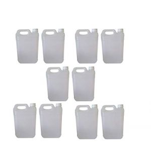 Lot de 10 bidons de 5 l AUDE PLASTIQUE DE CHEZ AGRIPLAS - Bidon en Plastique de 5 litres PEHD (AVB Care Strasbourg, neuf)