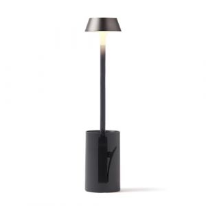 Lexon MIMI Lampe de Lecture &agrave; Pince, Lumi&egrave;re pour Lire au Lit, Socle Inclus pour Table de Chevet, 9 couleurs LED, Accessoire Liseuse Rechargeable USB-C - Gris Anthracite (LEXON DESIGN, neuf)