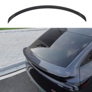 Ywooon Spoiler Aileron en Fibre de Carbone Aileron de Coffre Arrière Compatible avec Tesla Model Y 2025 Juniper ABS Spoiler Wing Couvercle de Lèvre (Fibre de Carbone Brillante) (YaWon, neuf)