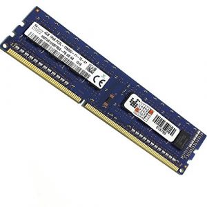 HYNIX 4Go RAM PC Bureau HMT451U6BFR8A-PB DIMM DDR3 PC3-12800U 1600Mhz 1Rx8 CL11 (DAUM COMPUTER, neuf)