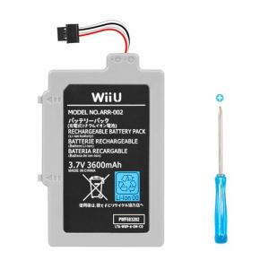 Batterie de rechange rechargeable pour Nintendo Wii U Gamepad WUP-010 WUP-002 ARR-002 AC1748 AC1612 Manette de jeu avec outil (TAYUZH, neuf)
