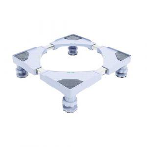 Rehausseur de machine à laver réglable - Support stable et universel pour machines à laver et sèche-linge - Augmente jusqu'à 11 cm - Antidérapant et insonorisant (FLOKOO Shop, neuf)