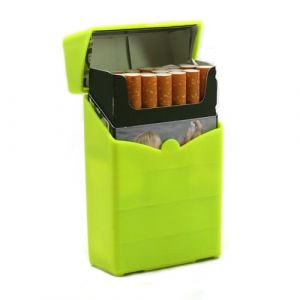 Etui &agrave; paquet de cigarettes - Box Soft (plusieurs couleurs) (Jaune) (Tabac du Bassigny, neuf)