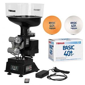 TIBHAR Robo Pro Junior Kit de tennis de table + 72 balles d'entra&icirc;nement | Machine &agrave; balle automatique avec t&eacute;l&eacute;commande sans fil | Id&eacute;al pour les d&eacute;butants et les confirm&eacute;s | Entra&icirc;neur TT pour la (TT-Shop Ostalb, neuf)