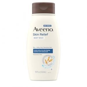 Aveeno Skin Relief Body Wash, Fragrance Free, 18 FL oz (Manga Naturals, neuf)